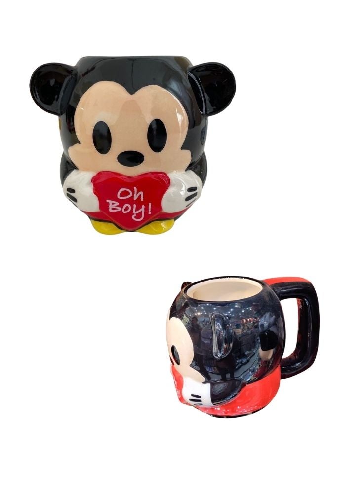 Premium Mickey Mouse 3D Ceramic Coffee Mug with Handle – Cartoon Character Design Cup - Image 1